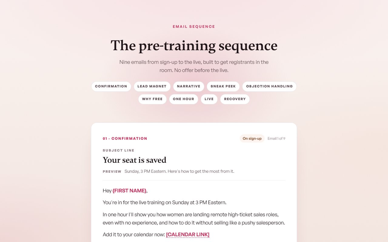 Pre-webinar preview